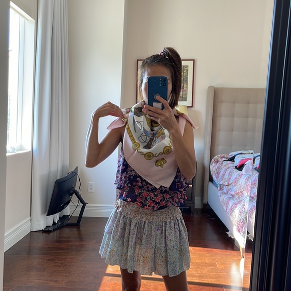 Hermes silk scarf 90cm 35-35 - Picture 3 of 10